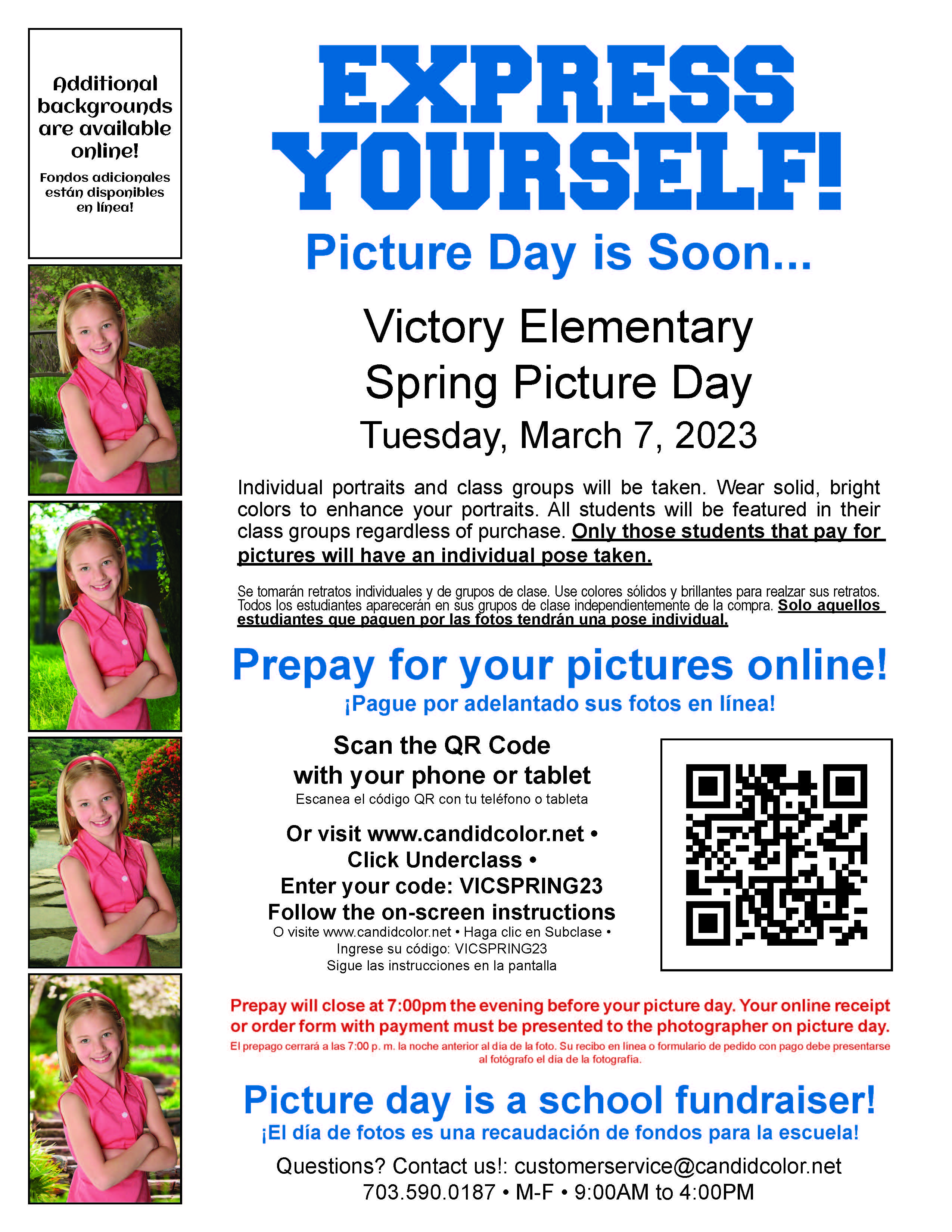 Spring Pictures Victory Elementary School