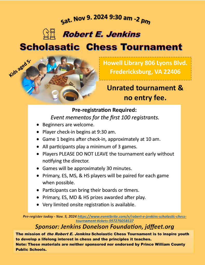 Chess Tournament Victory Elementary School